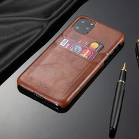 pu leather phone case for iphone11 iphone11pro 11promax shockproof back cover cases with card pocket