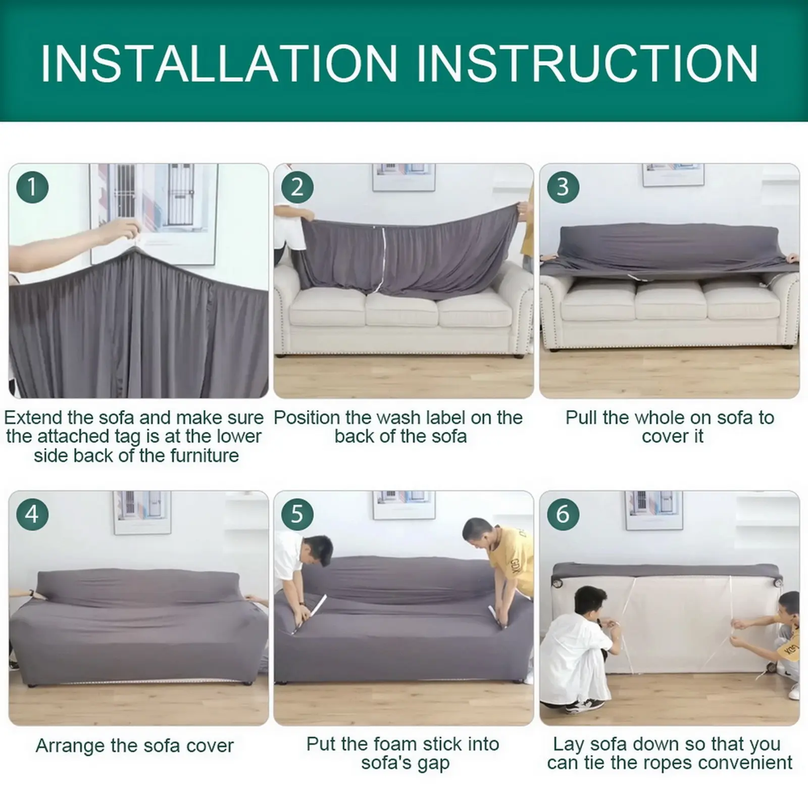 

Stretch Slipcovers Sectional Elastic Stretch Sofa Cover for Living Room Couch Cover Armchair Cover Single/Two/Three/Four seat