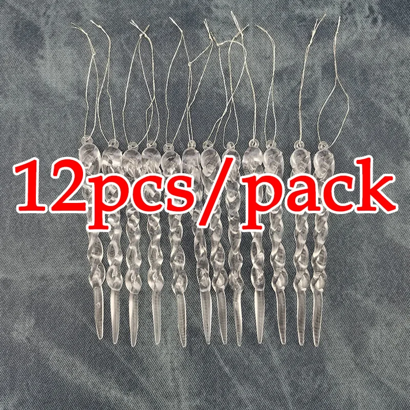 

Подвески на елку RIBBON HOUSE ледяной конус 12 шт.