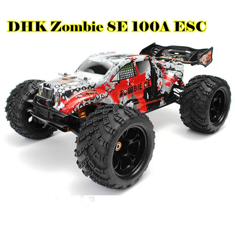 Бесплатная доставка! DHK зомби 8E 8384 4WD 1/8th весы хобби крыло 100A ESC Бесщеточный Truggy 2 4