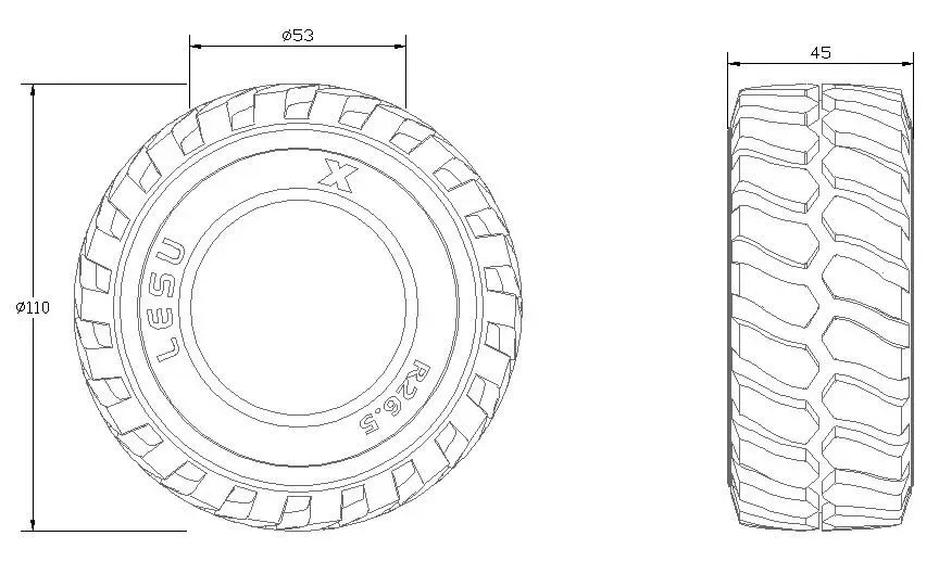 Металлическая ступица резиновая колесная шина для гидравлического погрузчика