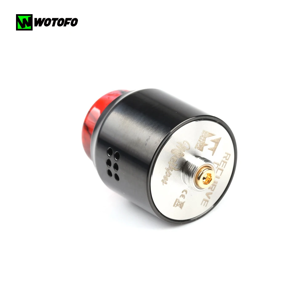 Оригинальный испаритель Wotofo Recurve Dual RDA Vape с 30 шт. Agelted Organic 10 плавленый clapton готовые