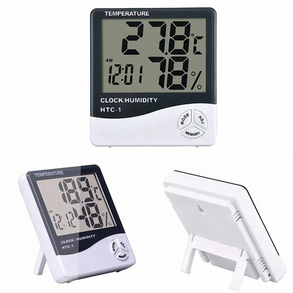Термометр и гигрометр с большим экраном для дома детской комнаты высокоточный