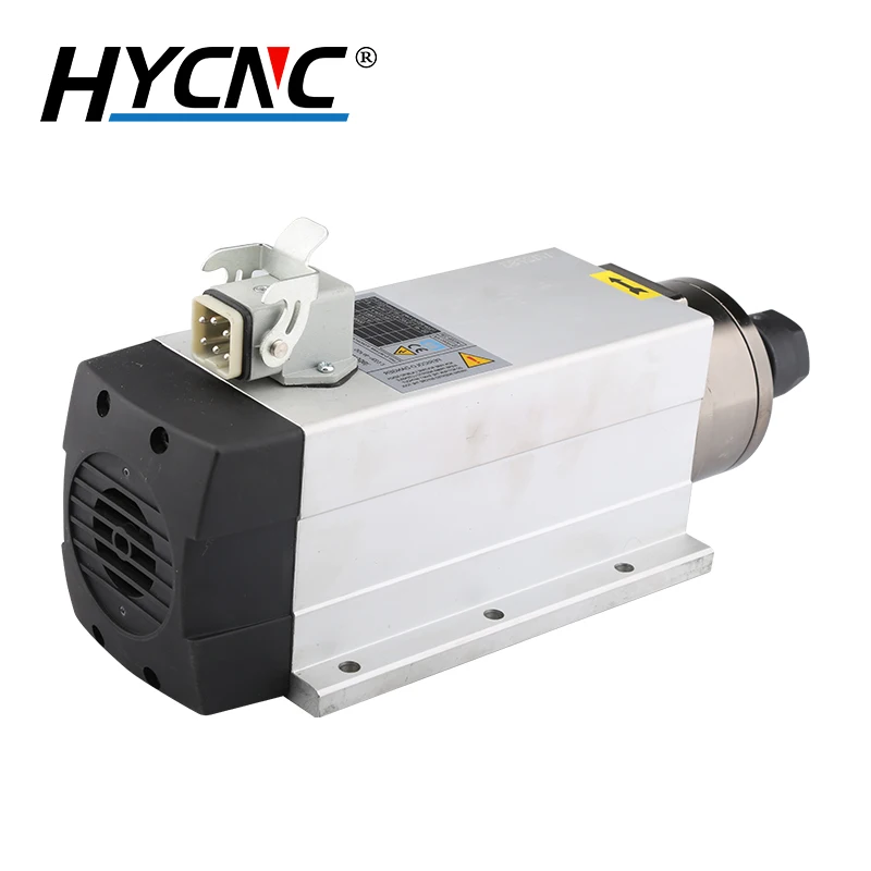 Квадратный электродвигатель шпинделя с воздушным охлаждением 220 кВт в фланцем