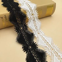 3 yards polyester silk water soluble barcode lace milk silk embroidery diy wedding underwear lace accessories
