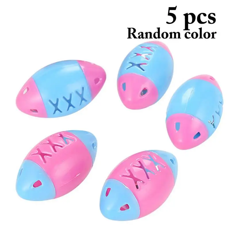 

5pcs Cat Toy Pet Bell Toy Cat Funny Toys Kitten Ball Toy Cat Interactive Toys for Cats Pet Playing Toy Cat Supplies