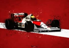 F1 формула плаката Айртон Сенна Звезда гоночный автомобиль планшетофон Украшение Искусство Декор Картина бара Настенный декор холст плакат