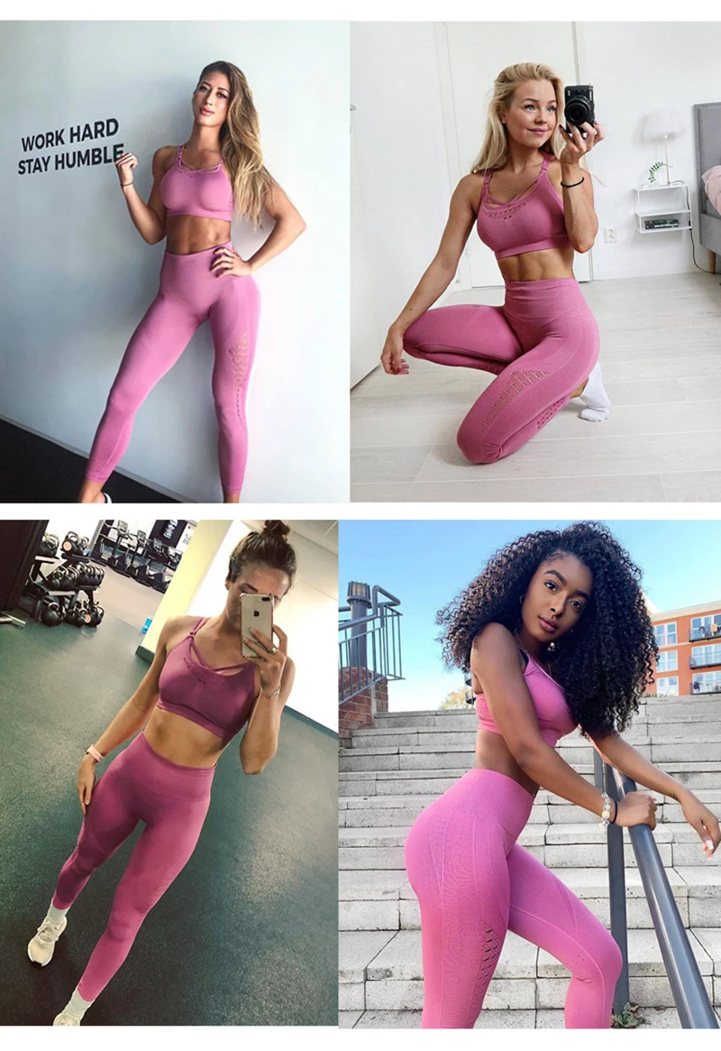 SALSPOR Women Shark Seamless Sport Bra High Elastic Hollow Yoga Bra Push Up Fitness Underwear Quick Dry Running Gym Tank Top