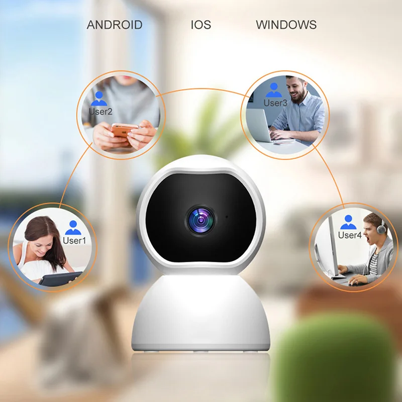 

HD Wireless IP Camera Monitor WiFi Camera Home Security Camera Video Surveillance Camera Baby Monitor