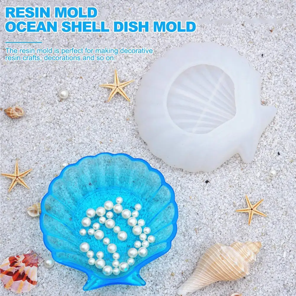 Форма из смолы Морская ракушка форма для тарелок хрустальной сервировки еды