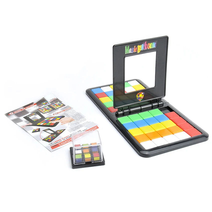 Новый волшебный кубик пазл 3D головоломка Гонки доска с кубиками игры для детей и