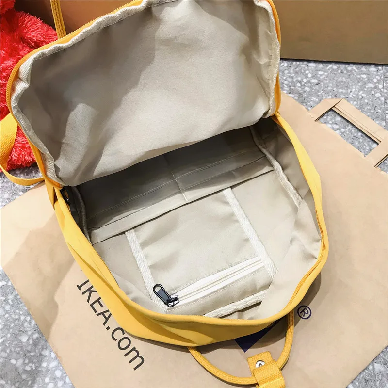 Милые женские водонепроницаемые нейлоновые рюкзаки школьные ранцы в Корейском