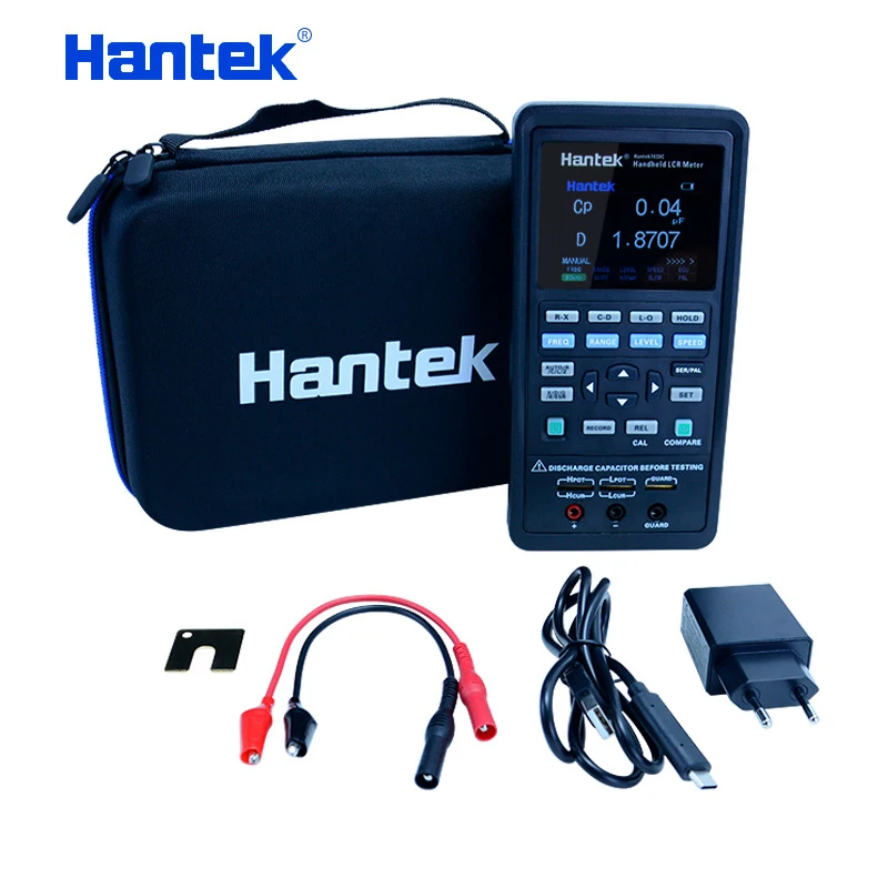 Hantek 1832C/1833C digital handheld LCR meter Digital Bridge High Precision Measurement Resistance Inductance Capacitance | Инструменты