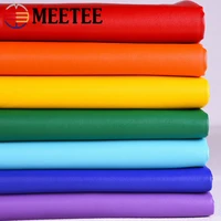 meetee 50x137cm fax pu synthetic leather fabric soft stretch for clothing luggage home textile diy handmade crafts supply ap657