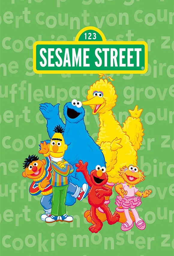 5X7 футов Красивая Зеленая Улица Сезам стена Милая Печенье Пользовательский фото