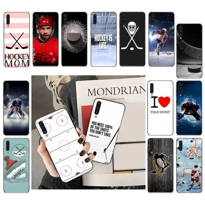 

Ice Hockey sport Mom Phone Case For Samsung A41 A31 A50 A32 A11 A12 A02 A52 A21 M31 A72 A51 A70 A71 A21S