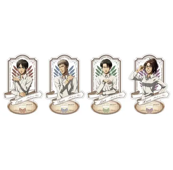 

Аниме; Обувь для косплея по аниме «атака на Титанов» Эрвина Смит Леви · Акерман фигурка на акриловой подставке Дисплей модель пластина Наст...