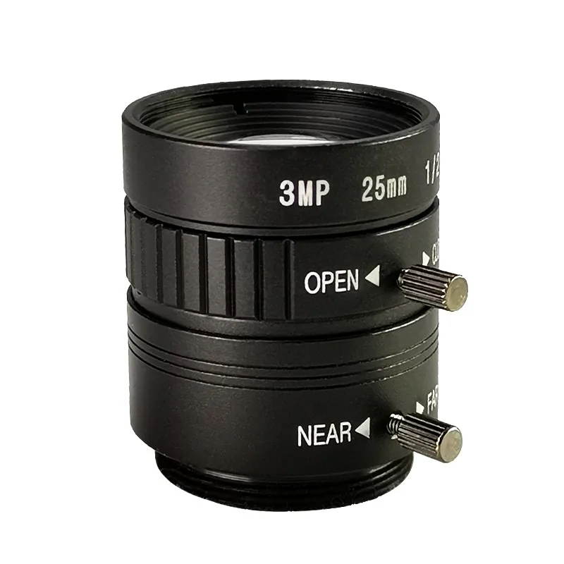 CS Mount 25 мм ручной объектив Iris промышленный с форматом 1/1. 8 "и 3 мегапиксельными