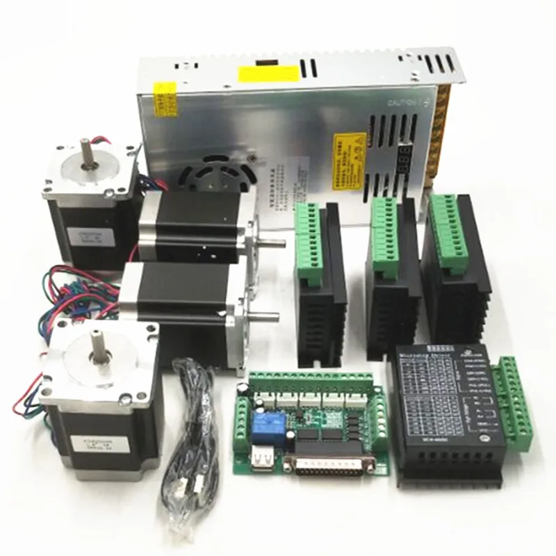 

Four-axis NEMA23 stepper 57 motor drive version TB6600 set