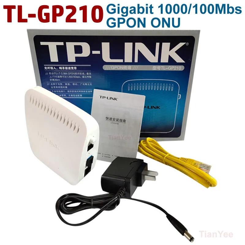 Фирменная Новинка TPlink TL-GP210 GPON GE оптические ONU Оптическое волокно Gigabit терминал