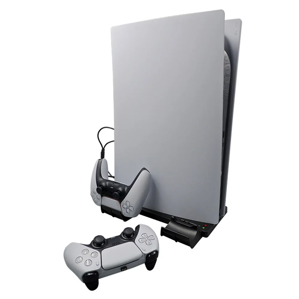 Игровая консоль вертикальная подставка двойной контроллер зарядная станция для