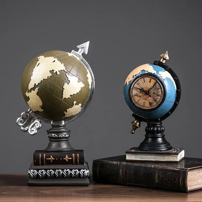 Ретро-украшения из смолы в виде глобуса | Дом и сад