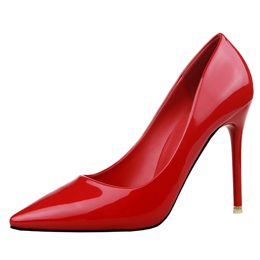 Женские туфли лодочки из лакированной кожи 12 см/10 см|Женские туфли| |