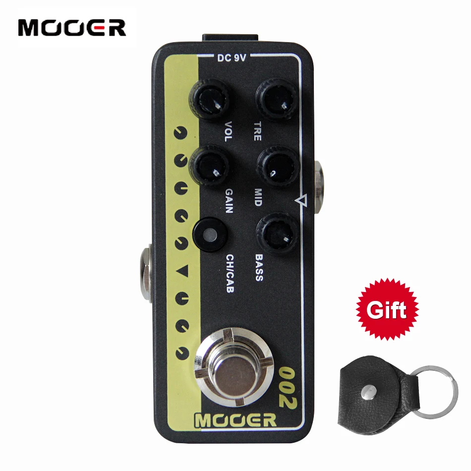 Mooer M002 Великобритания золото 900 педаль для электрической гитары эффекты задержка