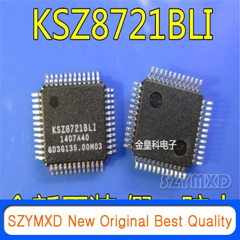 

5Pcs/Lot New Original KSZ8721 KSZ8721BLI KS8721BLI QFP48 ethernet IC chip In Stock