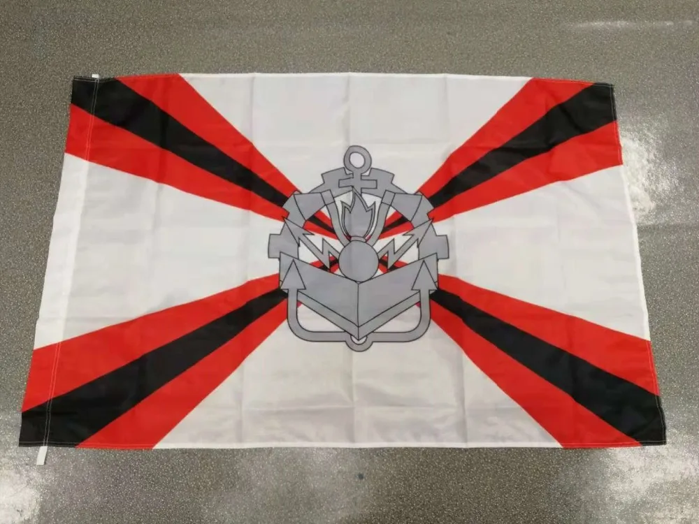 

Флаг российских армейских военных инженерных войск 90x135 см