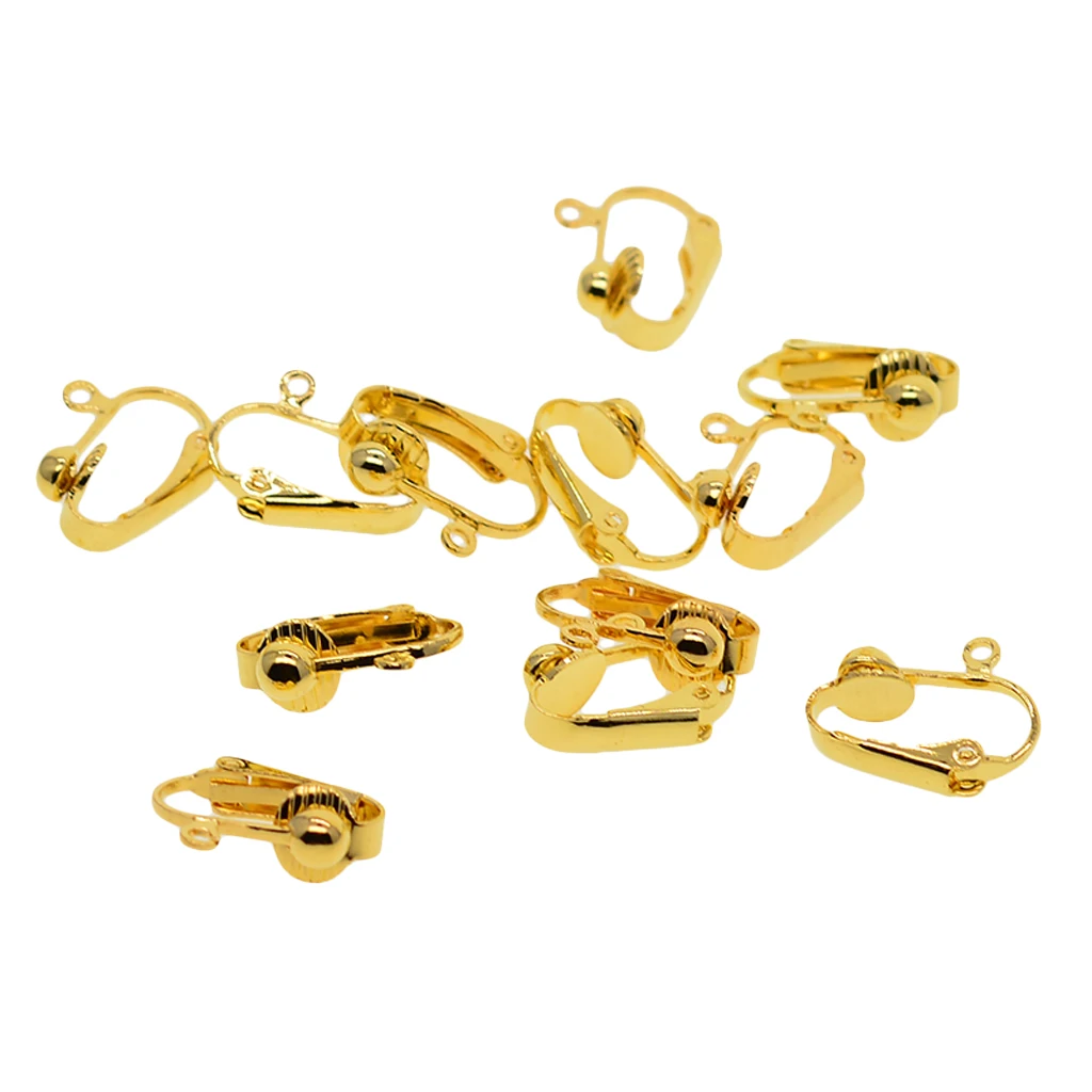 

24pcs Clip-on Earring Converter Turn Any Post/Studs Into a Clip-on Earrings