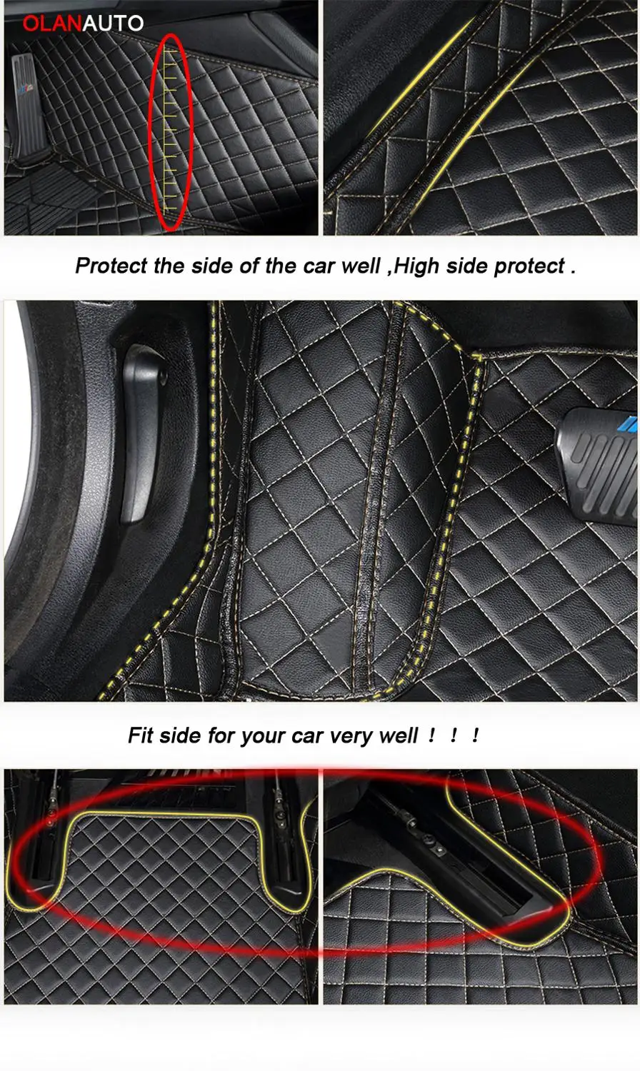 Автомобильный напольный коврик для ford fusion fiesta mk7 s-max ranger explorer 5 Mondeo kuga Edge