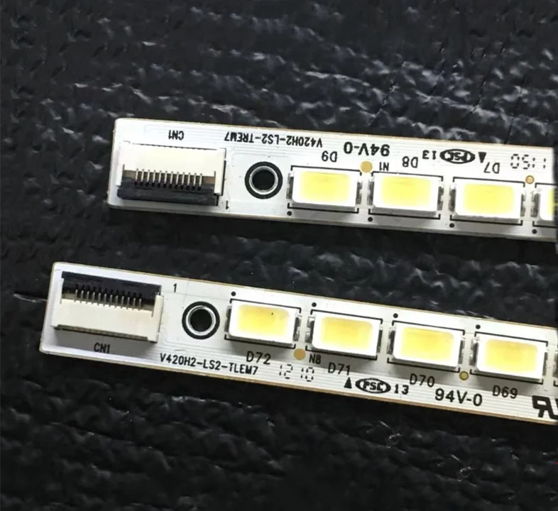 2 шт. светодиодный Подсветка светодиодные панели полосы 72 Вт/лампа для Hisense 42 &quotТВ