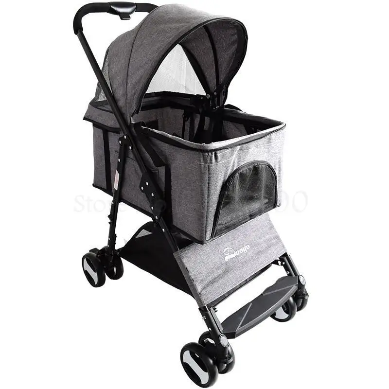 Doogo тележка для домашних животных легкая складная разделительная корзина кошек и