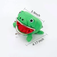 hot selling frog wallet anime cartoon wallet coin purse manga flannel wallet cute purse coin holder