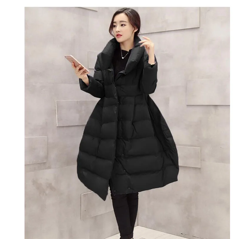

Women's Winter Jacket Fashion Cloak Winter Coat Women Parka Loose Plus Size Down Winter Coat Warm Jacket Overcoat AA-464
