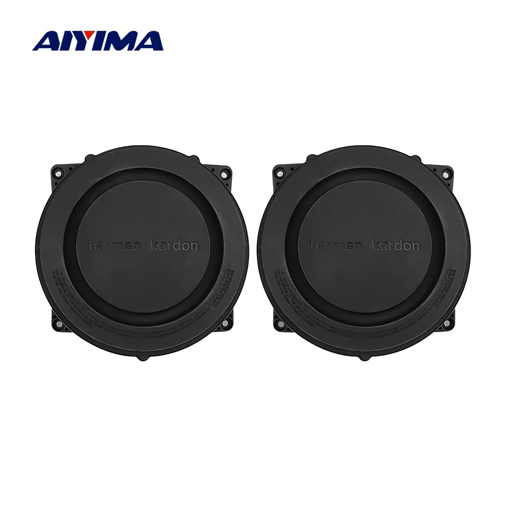 AIYIMA 2 шт. 4 дюймовых басовых радиатора НЧ динамик пассивному излучателю 121 мм