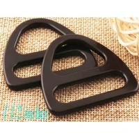 38mm black triangle slide buckles 1 5 metal bag luggage straps belt purse handbag bag buckle wholesale bag hardware 4 pcs