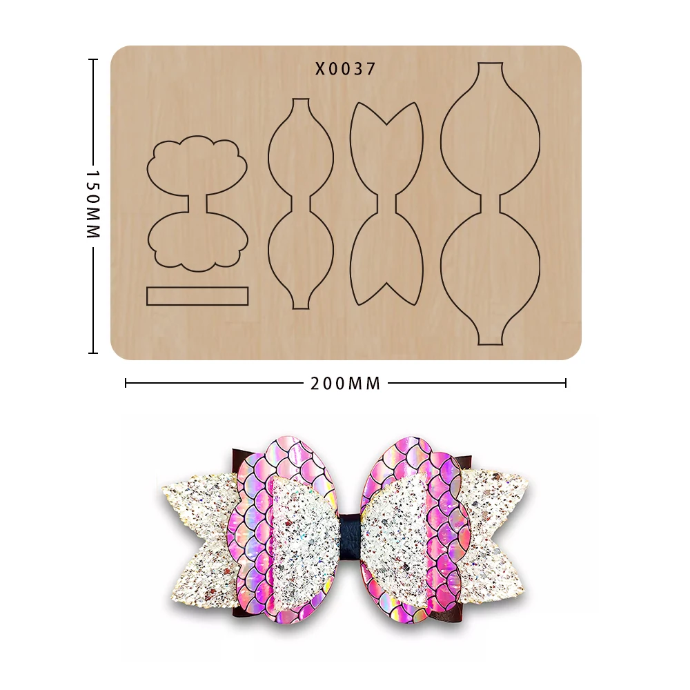 Изысканная форма в форме единорога Новинка Упаковка деревянная для скрапбукинга