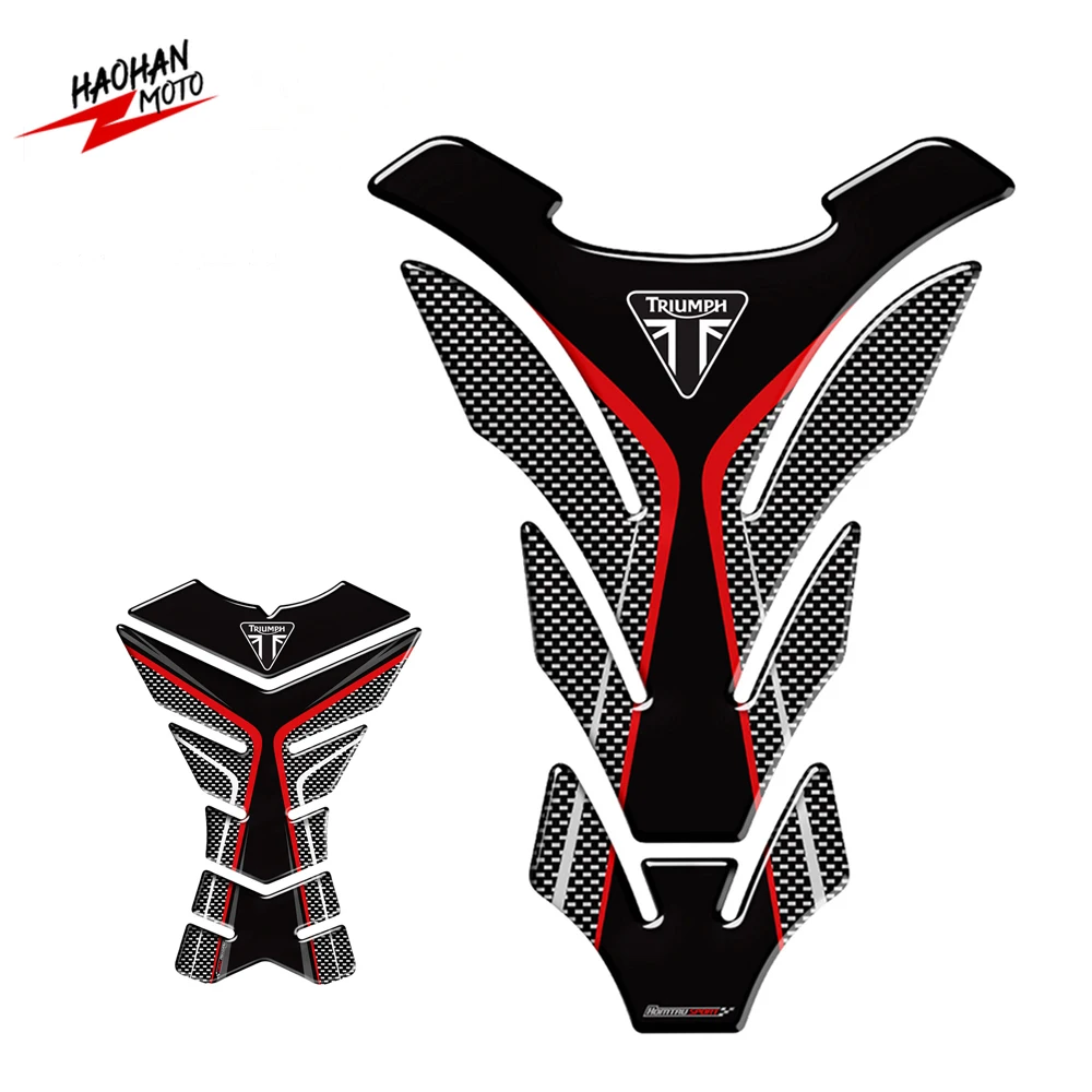 

For Triumph 675R Tiger 800 XC Speed Triple Tankpad 3D Motorcycle Tank Pad Protector Decal Stickers