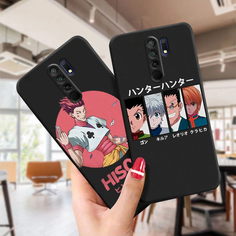 hunter x hunter phone case for poco m3 pro x3 pro f3 for xiaomi redmi note 10 pro 9 9c 9a note 9 pro anime killua zoldyck case free global shipping