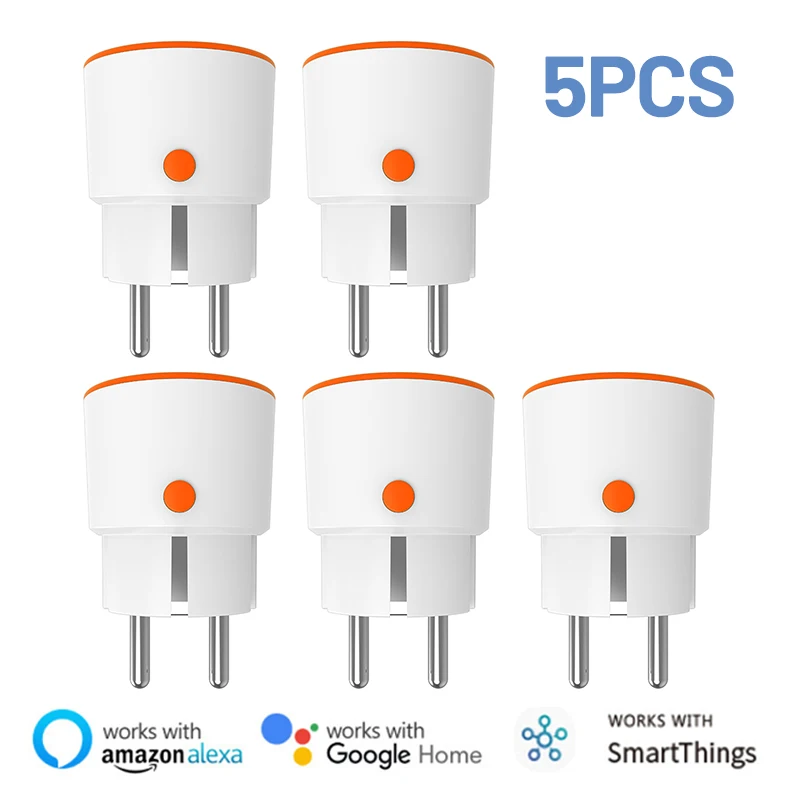 

Смарт-розетка с голосовым управлением и таймером, 16 А, 85-240 В