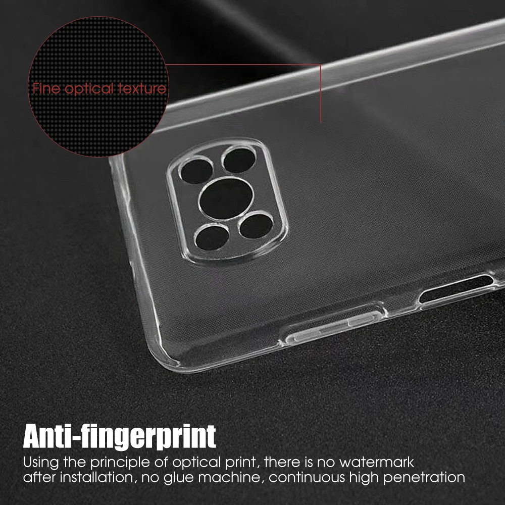 Soft Clear Camera Lens Protection Phone Case for Xiaomi POCO X3 Pro NFC POCOX3 X3Pro X3NFC Luxury Silicone Ultra Thin Back Cover