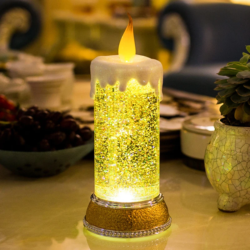 Creative LED Candle Night light USB Rechargeable Desk Lamp Lamps for Bedroom Wedding Christmas Decoration Gift Light | Лампы и