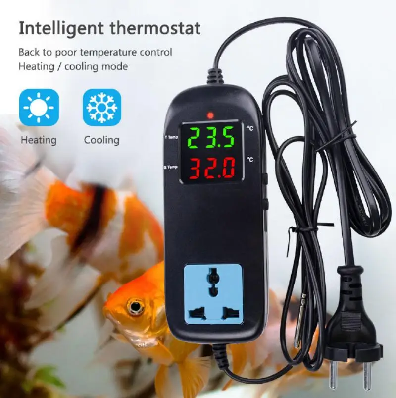 

MH-2000 AC90V~ 250V Quality Electronic Thermostat LED Digital Breeding Temperature Controller With Socket
