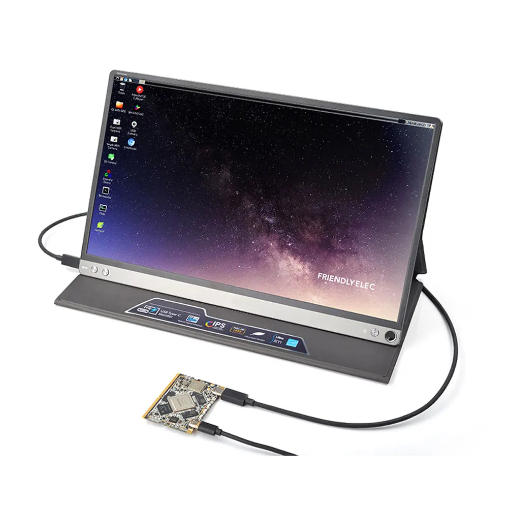 SOM RK3399 AI комплект разработчика WiFi BT Поддержка Gbps Ethernet и двухэкранный дисплей