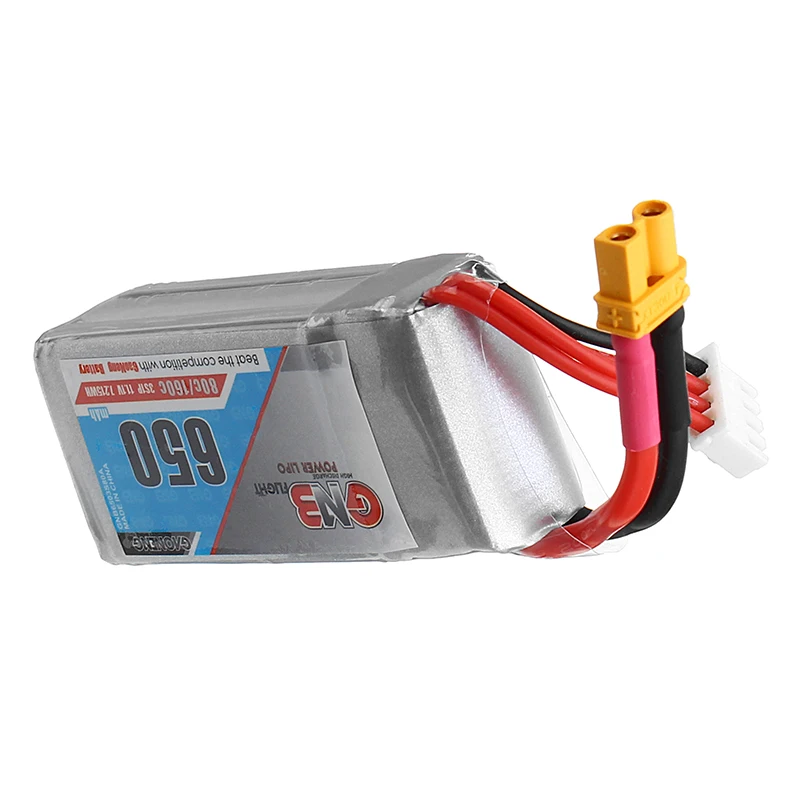 2 шт. Gaoneng GNB 11,1 V 650mAh 80C/160C 3S Lipo батарея XT30 разъем для микро бесщеточный FPV гоночный Дрон Квадрокоптер