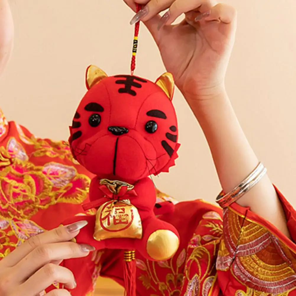 2022 талисман в виде тигра на новый год плюшевая игрушка кукла китайского знака