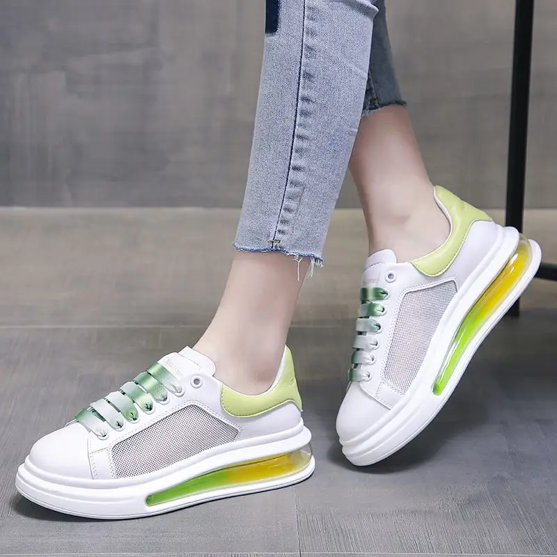 

Chunky Sneakers Women White Shoes Woman Vulcanize Shoes for Girls Trainers Women Fashion Breathable Platform Sneakers Femme