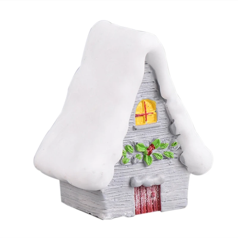 Рождество снег Европейский стиль карамельный цвет пейзаж украшение Уникальный